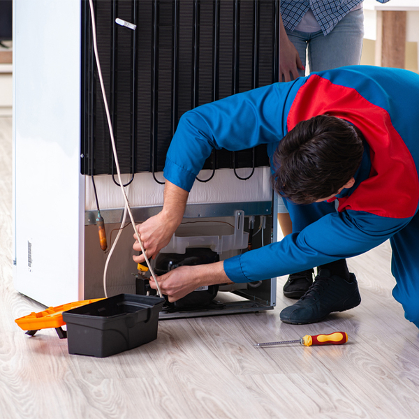 how much do you charge for refrigerator repair services in New London New Hampshire